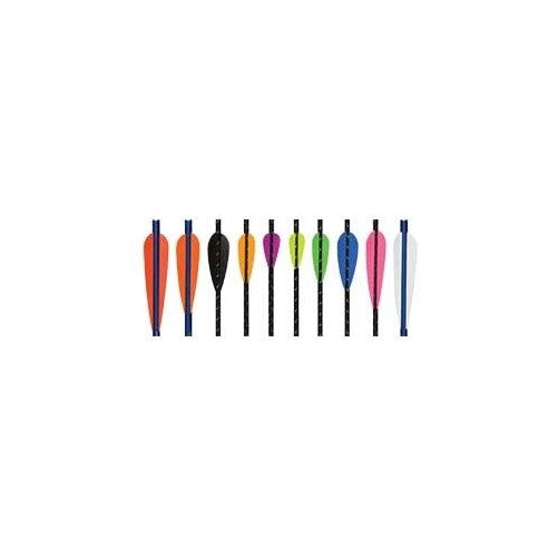 100 - Pk. 4" AAEÂ Plastifletch Vanes, FLUOR. YEL