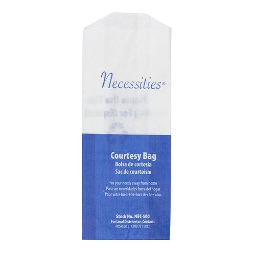 Necessities Feminine Hygiene Courtesy Disposal Bag (Case of 500), Hospeco NEC-500