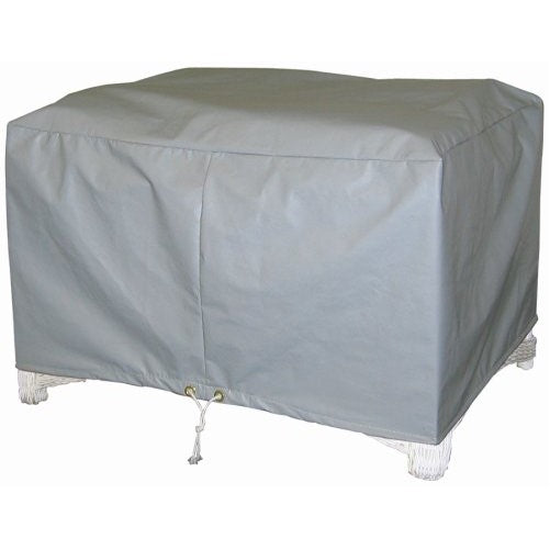 Protective Covers Weatherproof Ottoman Cover, Small, Gray