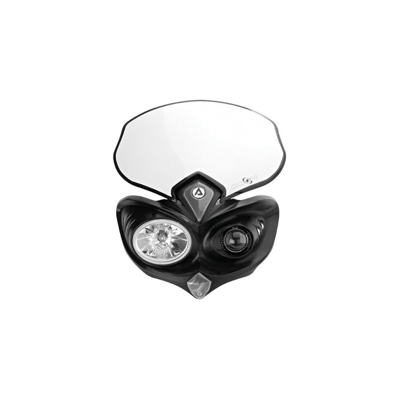Acerbis 2042690001 Cyclops Black Headlight