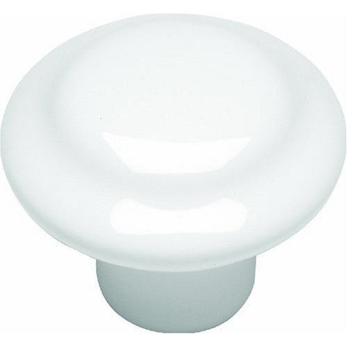 Hickory Hardware P14848-W 1-3/8-Inch Conquest Knob, White