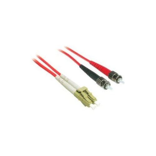 C2G/Cables to Go 37217 LC/ST Duplex 62.5/125 Multimode Fiber Patch Cable (2 Meter, Red)