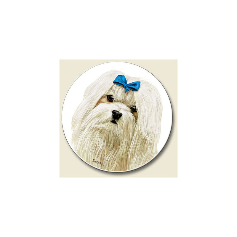 Maltese Coaster, Single Coaster for Your Car