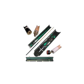 Trademark Poker 40-601LASER Emerald Green Laser Designer Billiard Cue