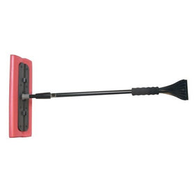 Subzero 18833 51" Telescopic Heavy-Duty Arctic Plow Snow Broom with Integrated Ice Scraper
