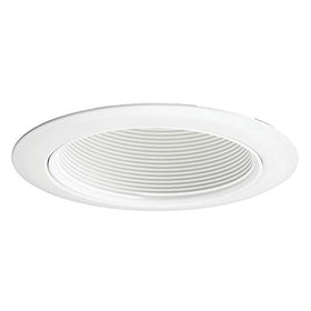 Juno Lighting Contractor Select 14W-WH 4-Inch Recessed Baffle Trim White Baffle with White Trim