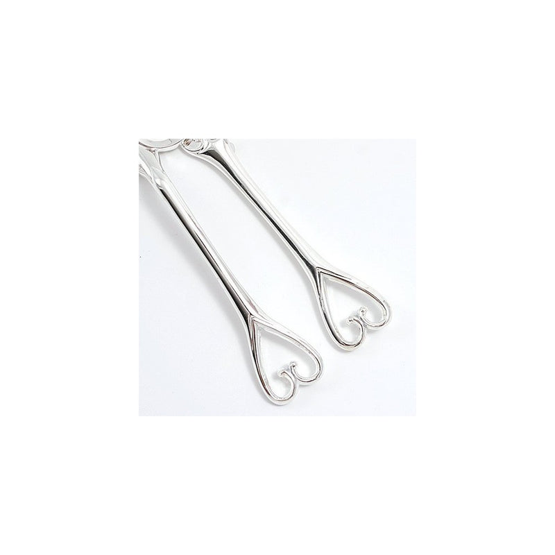 Elegance Silver Silver Heart Cake And Knife Set