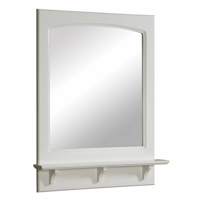 Design House 539916 24 by 31 inches Concord Ready-To-Assemble Mirror with Shelf, White