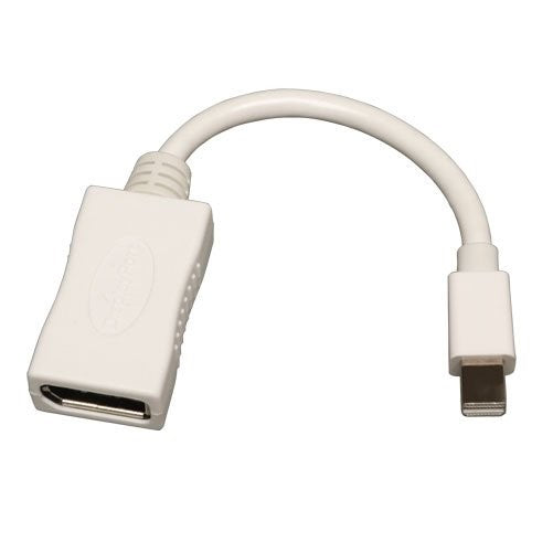 Tripp Lite 6in Mini DisplayPort to DisplayPort Video Adapter Converter Cable 2560x160060Hz M/F 6" White (P139-06N-DP)