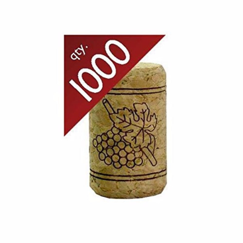 #9 Straight Corks 15/16" x 1 1/2".Bag of 1000