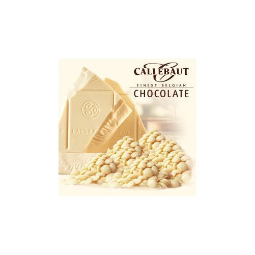 Callebaut Chocolate Callets (small disc) White 28.1% cacao 2 lbs