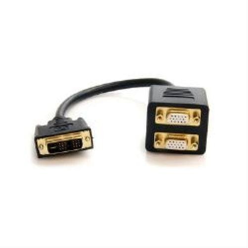 New - 1 Ft Dvi To 2X VGA Video Splitter Cable - Dvispl1Vv by StarTech