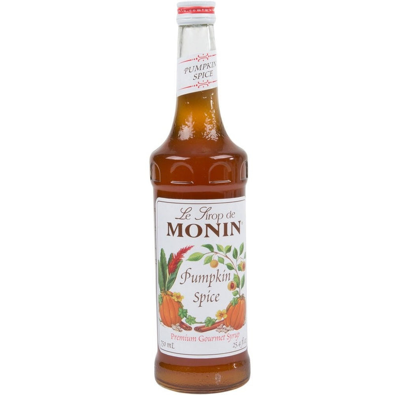 Monin Pumpkin Spice Syrup (1 Single 750 ml bottle)