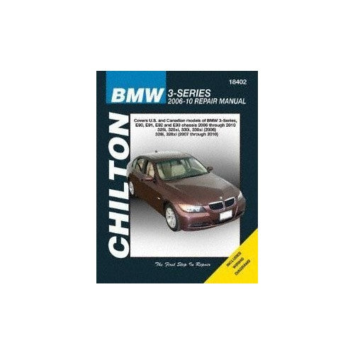 Chilton 18402 Bmw 3-Series, 2006-10