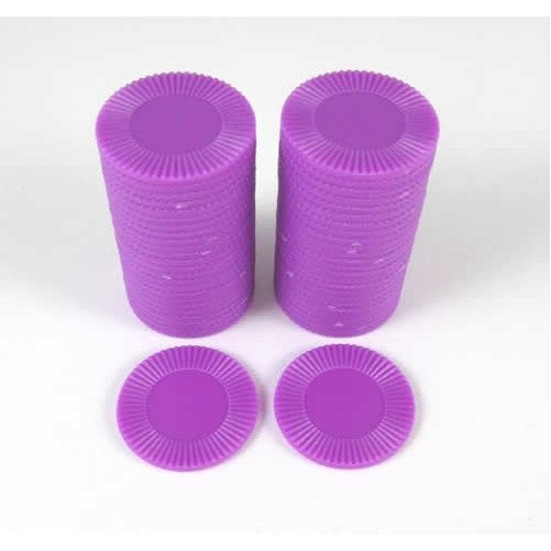 Purple Mini Poker Chip 7/8in Tube of 50ea