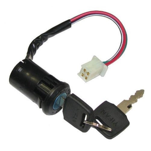 Poweka Ignition Switch with Key for 50cc 70cc 90cc 110cc 150cc 200cc 250cc Chinese ATV Quad