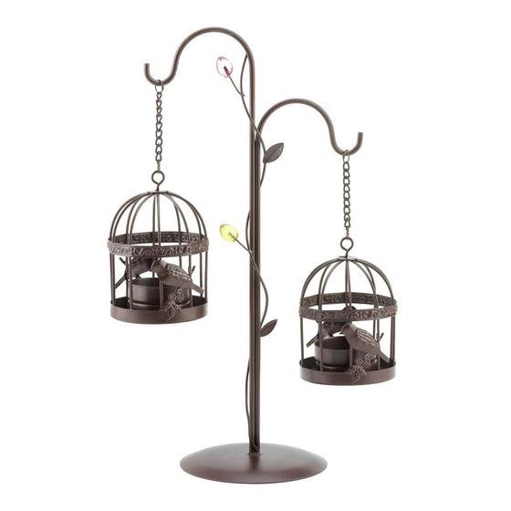 VERDUGO GIFT Birdcage Duo Candleholder