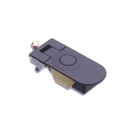 Southco C5 Series Powder Coated Zinc Alloy Sealed Large Lever Hand Operated Compression Latch, Non Locking, 0.04"-0.43" Thick, 0.04"-0.55" Grip Range, Black