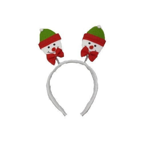 Christmas House Springy Snowman Christmas Headband 9 In. - 1/pkg.