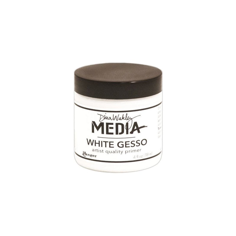 Dina Wakley Media Gesso 4oz Jar, White