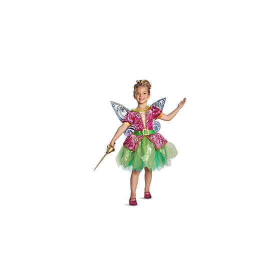 Disguise Disney's The Pirate Fairy Pirate Tinkerbell Deluxe Girls Costume, Large/10-12