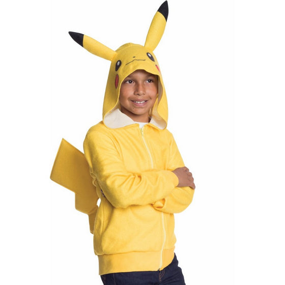 Rubie's Costume Pokemon Pikachu Tween Novelty Hoodie Costume, Medium