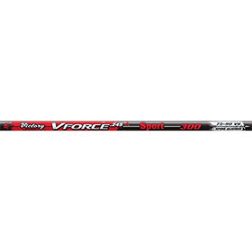 Victory Archery VForce Sport Shafts (Pack of 12), 300, Black