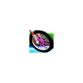 Bykas MADE IN USA Pink-Spoke, Covers, Skins, Wraps, Coats-Dirt Bike 72 Spokes