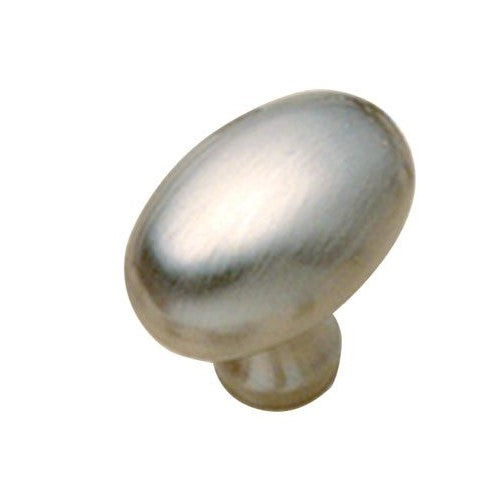 Belwith Power and Beauty Satin Nickel 1-1/2 in Oval Knob, P9176-15