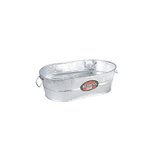 Behrens Tub 4 Gal Oval Galvanized