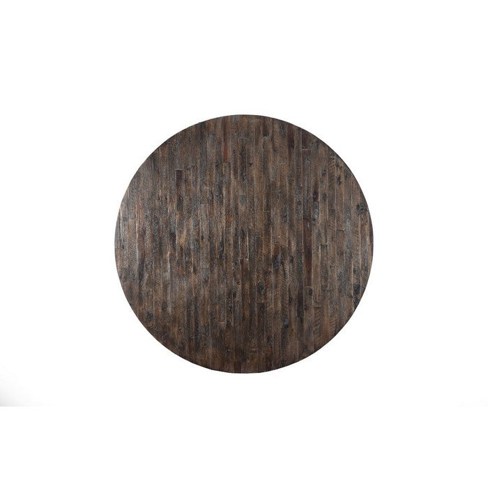 Round Dining Table In Acacia Wood Brown