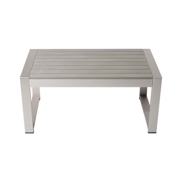 Anodized Aluminum Perfect Outdoor table, Gray