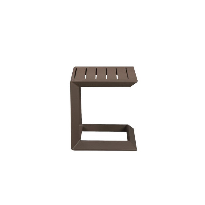 Aluminum Side Table, Espresso
