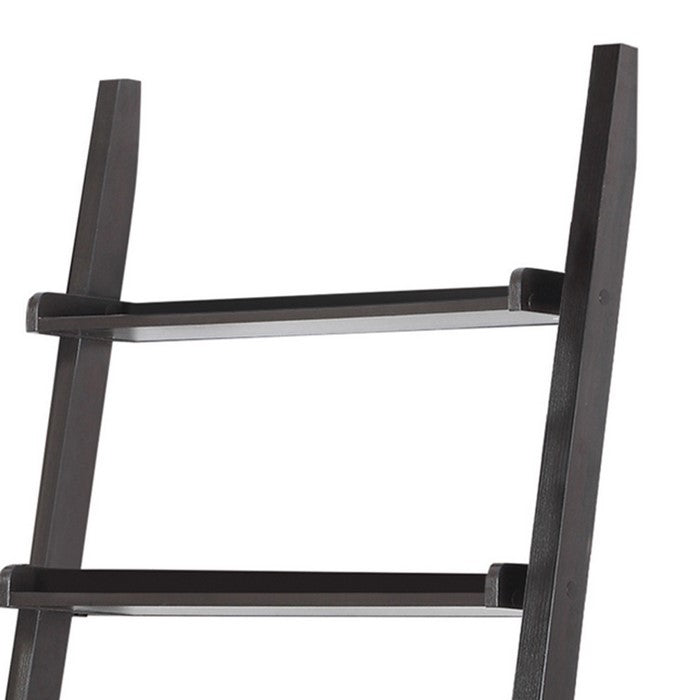 Ladder Desk With One Drawer, Cappuccino