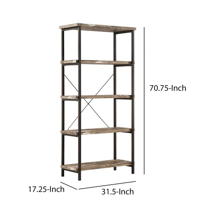 Bookcase With 4 Open Shelves