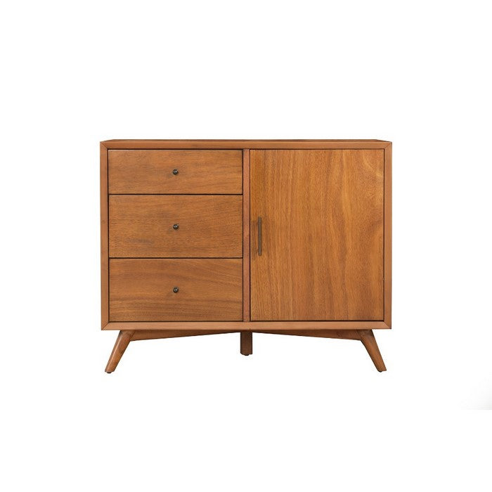 Mahogany Wood Accent Cabinet