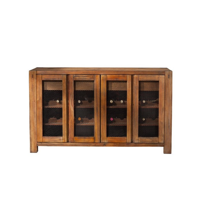 Mahogany Solids & Veneer Sideboard & Console, Brown