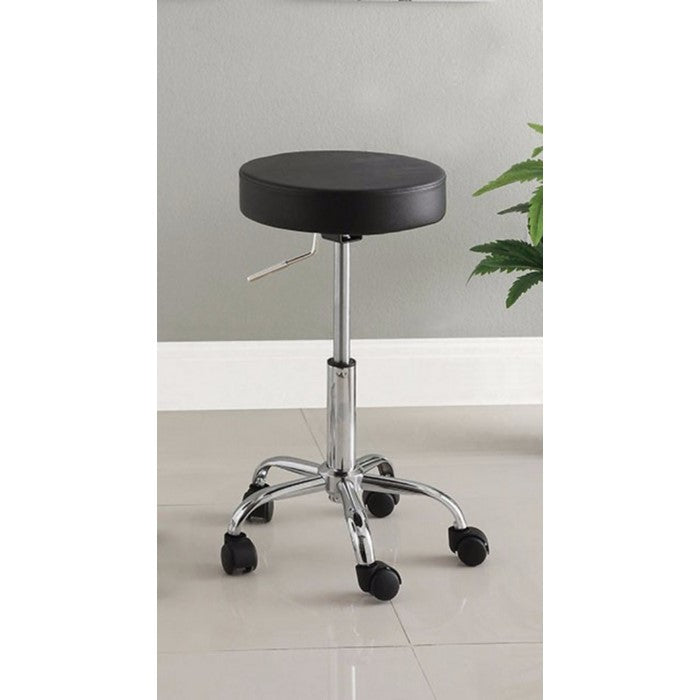Contemporary Office Stool, Black