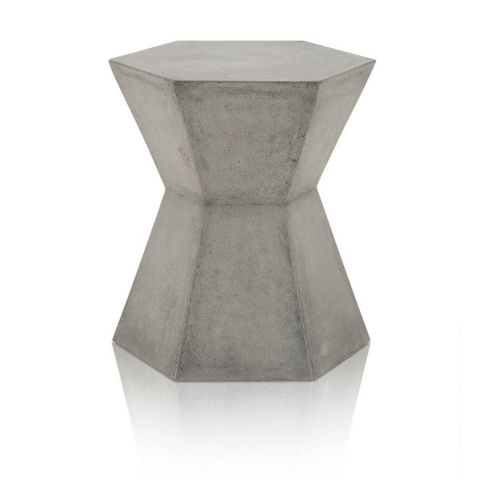 End Table In Slate Gray