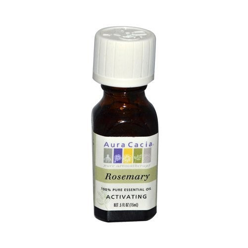 Aura Cacia Pure Essential Oil, Rosemary, 0.5 Fluid Ounce