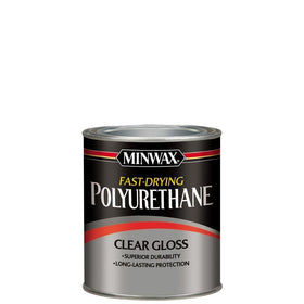 Minwax 63000 Fast Drying Polyurethane Clear Gloss, Quart