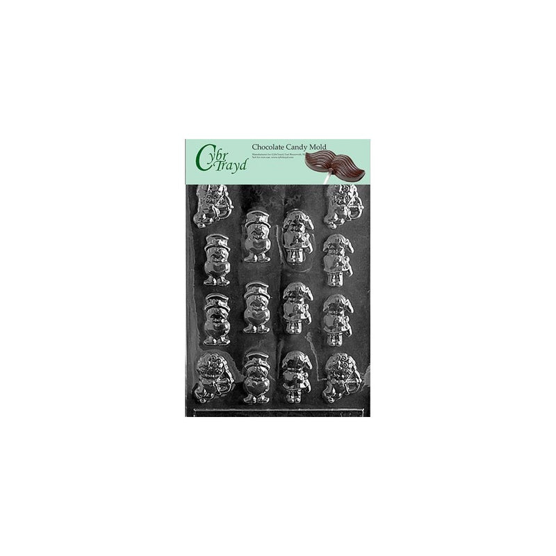 Cybrtrayd V010 Cupid Assortment Valentine Chocolate Candy Mold
