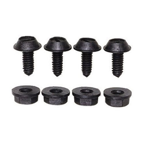 Custom Accessories 93342 Black Nylon License Plate Fastener