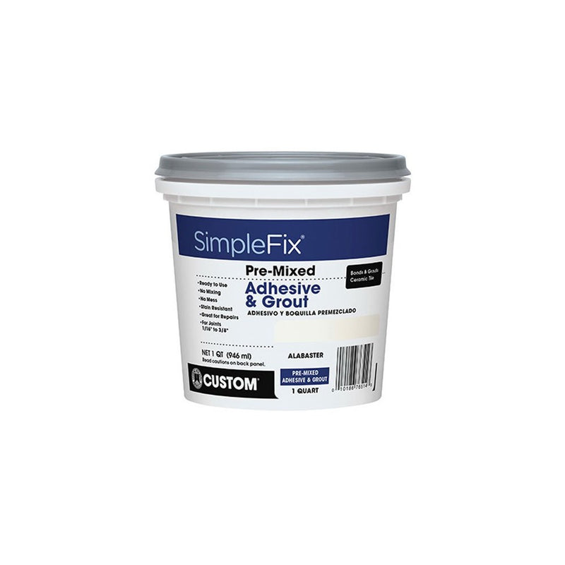 CUSTOM BLDG PRODUCTS TAGAQT Quart Premixed Adhesive/Grout