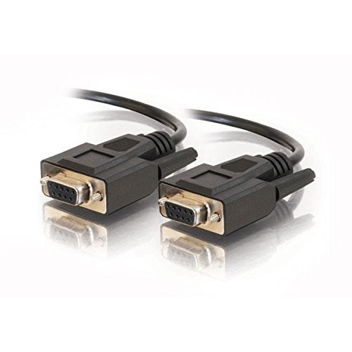 C2G 52036 DB9 F/F Serial RS232 Cable, Black (10 Feet, 3.04 Meters)