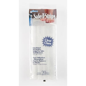 Compac Select Safe-T-Strips, Clear, 3/4 Inches X 8.5 Inches, 20 Count
