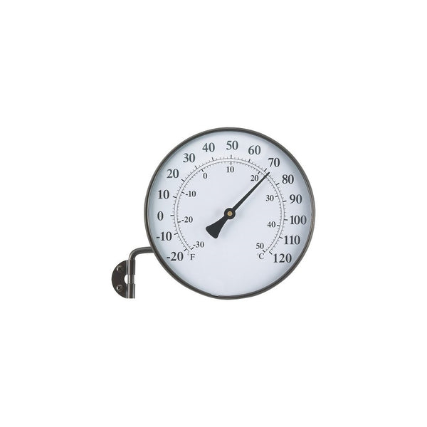 AcuRite 04006 6-Inch Antiqued Brass Finish Thermometer with Bracket