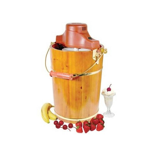 AMERIHOME ICM6C 6-Quart Old Fashion Ice Cream Maker