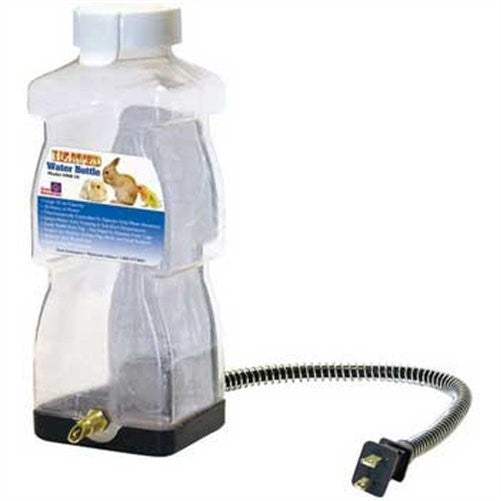 Farm Innovators Model HRB-20 Heated Water Bottle for Rabbits, 32-Ounce, 20-Watt