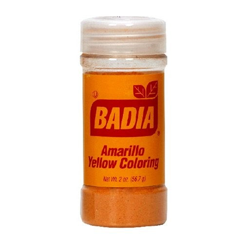 Badia Yellow Color Amarillo, 1.75-Ounce Bottles (Pack of 12)